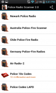 راديو الماسح الضوئي الشرطة screenshot 1