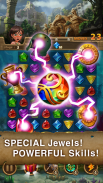 Jewels Atlantis: Jogo match-3 screenshot 0