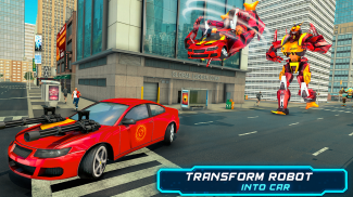 Police Robot Car Rampage - Roboterschießspiele screenshot 2