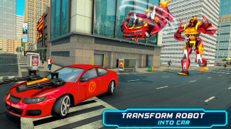 Police Robot Car Rampage: New robot shooting Games screenshot 2