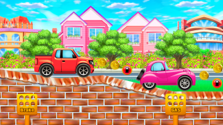 बच्चों कारों पहाड़ी रेसिंग खेल - बच्चा ड्राइविंग screenshot 3