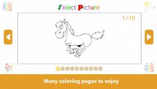 Horse Coloring Book for Kids screenshot 0