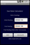 GAS RATE CALCULATOR FREE screenshot 1