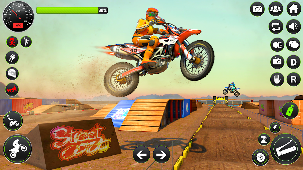 Motocross Stunt Race Moto Jogo versão móvel andróide iOS apk