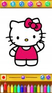 Kitty Coloring Book & Drawing Game screenshot 2