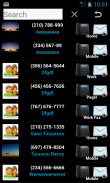 Contacts in a list widget screenshot 5