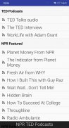 TED talks download & play talks (tedx) NPR screenshot 0