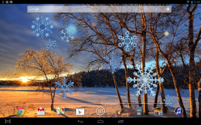 Sunset Winter Live Wallpaper screenshot 2