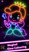 Juegos de dibujar glow doodle screenshot 0