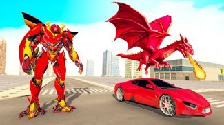 Flying Dragon Robot Car Games screenshot 1