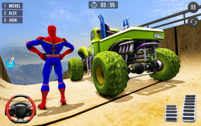 Superhero Game: Car Stunt Game screenshot 3