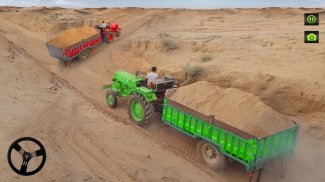 Tractor Trolley Heavy Cargo offroad Simulator Game screenshot 4
