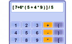 Calculator Parentheses ( ) [ ] screenshot 2