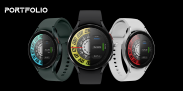 [SSP] Black Dial Watch Face screenshot 13