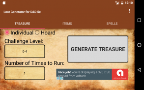 Loot Generator (for D&D 5e) screenshot 0