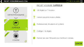 Orthographe Projet Voltaire screenshot 3