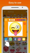 Big Emoji - grands emojis pour tous messengers screenshot 5