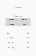 MPG to KM/L Converter screenshot 5