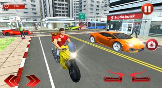 Moto Pizza Boy-New Pizza Delivery Games screenshot 1