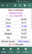 Namaz Vaxtları screenshot 1