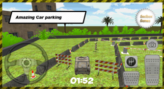 3 डी सैन्य कार पार्किंग screenshot 1