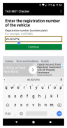 Tax Mot Checker screenshot 1