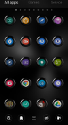 Theme Launcher Black - Spheres Icon Changer Free screenshot 6