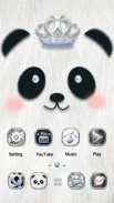 Noble Panda GO Launcher Theme screenshot 1