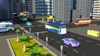 US City Coach Bus Driving Adventure Game screenshot 1