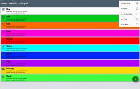 Notes: to-do list, color pad screenshot 0