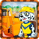 Puppy Patrol Games: máquinas de construção Icon