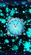 Frozen Winter Analog Clock screenshot 1