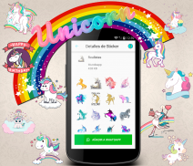 🦄 WAStickerApps Unicorns Stickers pour WhatsApp🌈 screenshot 0