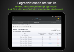 Lottó Tréner: Magyar Szerencsejáték Statisztika screenshot 8