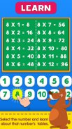 Multiplication Table Learning screenshot 4