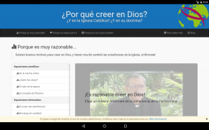 ¿Por qué creer en Dios? screenshot 0