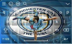 Sergio Aguero Theme Keyboard screenshot 5