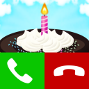 happy birthday fake call game Icon