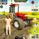 Indian Tractor Game Farming 3D Icon