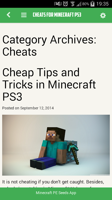 Cheats For Minecraft Ps3 1 0 0 Download Android Apk Aptoide