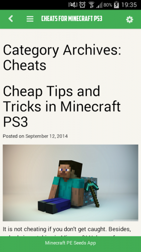 Cheats For Minecraft Ps3 1 0 0 تنزيل Apk للأندرويد Aptoide