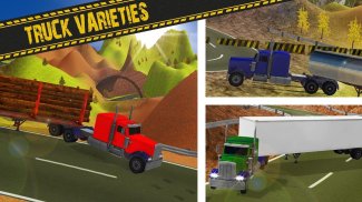 सड़क से हटकर असंभव के ट्रक पार्किंग - के ट्रक खेल screenshot 1