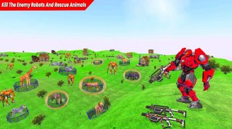 Multi Robot Animal Rescue Game screenshot 2