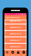 English Adjectives List screenshot 0