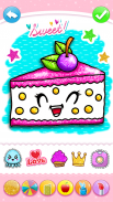 Cupcakes Coloring Book Glitter screenshot 11