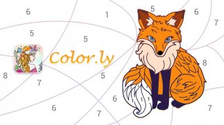 Color.ly-จำนวน ทาสี ระบายสีตามตัวเลขสมุดระบายสีฟรี screenshot 1