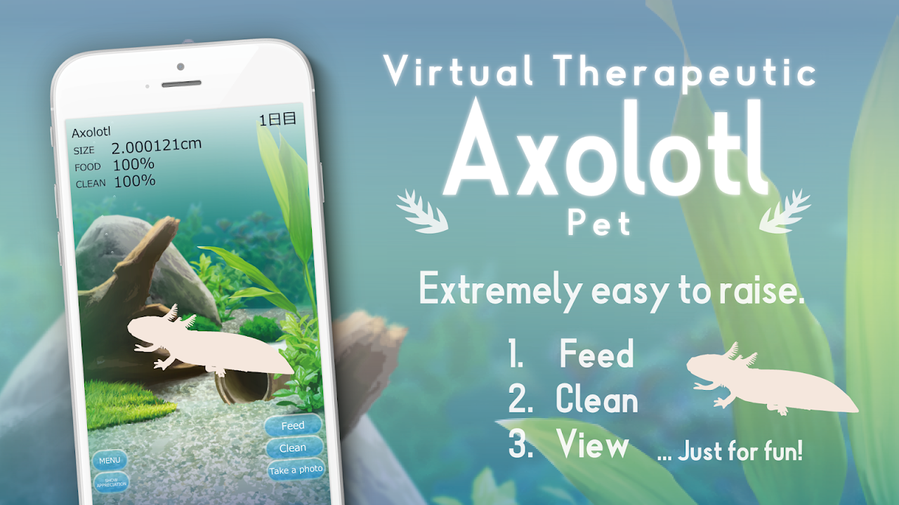 Axolotl Virtual Pet cute game for Android - Free App Download