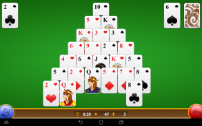 Classic Pyramid Solitaire Free screenshot 0