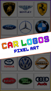 Cars Logo Pixel Art Coloring screenshot 5