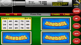 Nine Balls Video Bingo screenshot 0